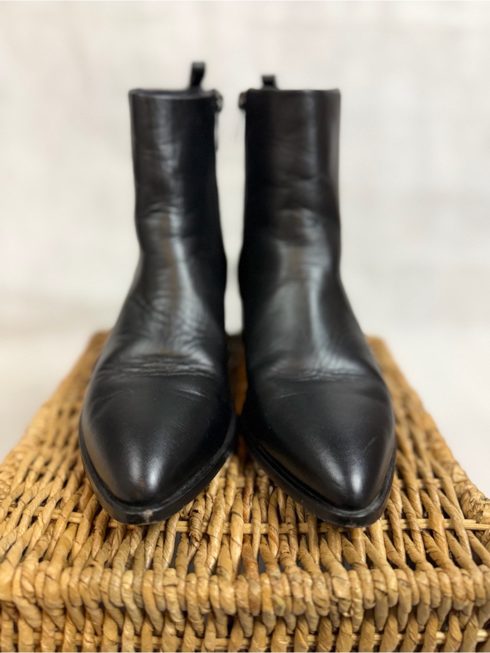 Thursday Boot Company Tempo 2” Heel Bootie Black Leather Size 7 ankle boots - Picture 7 of 14